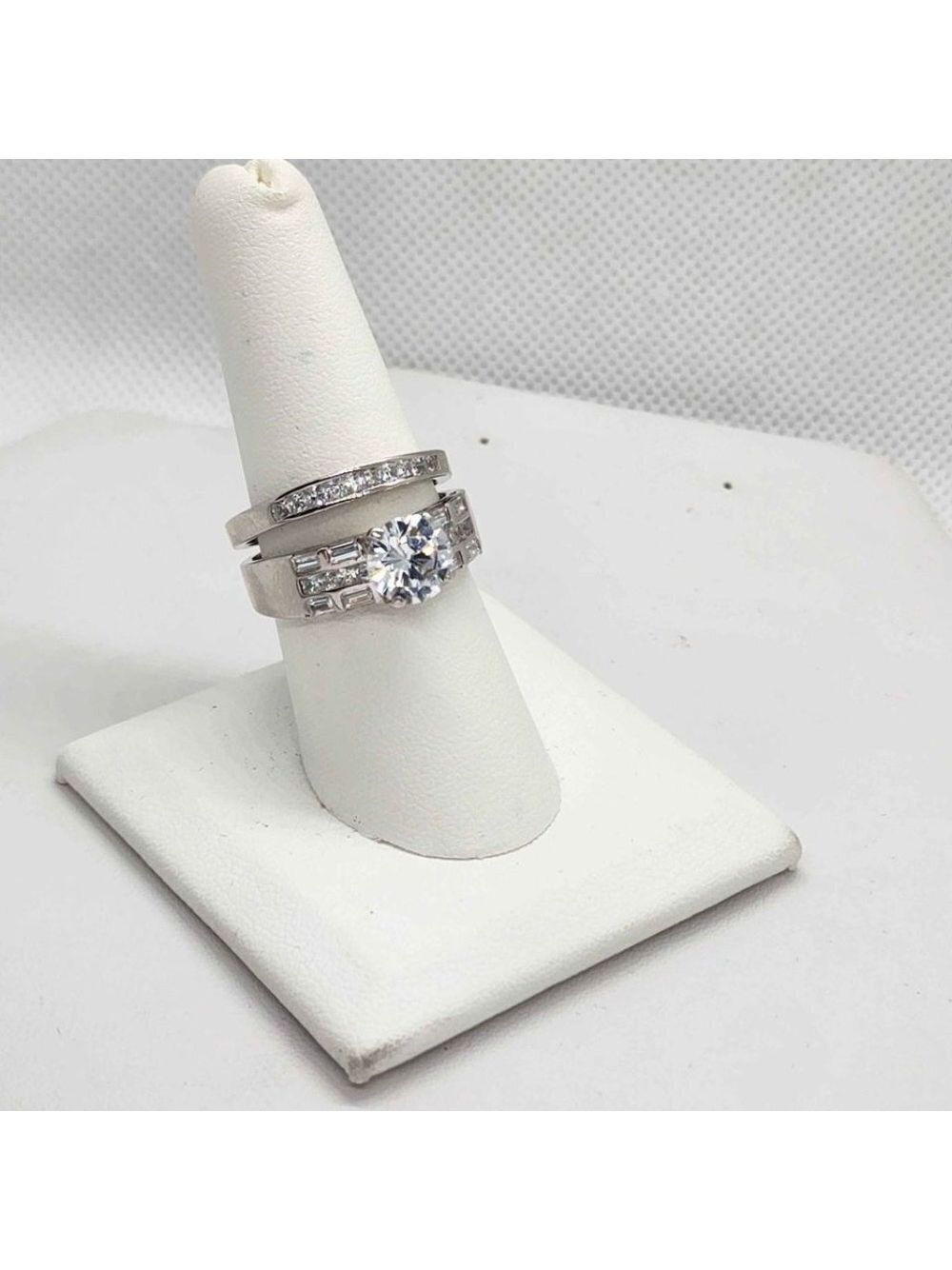 Brand New Sterling Silver 925 2 Pcs Ring